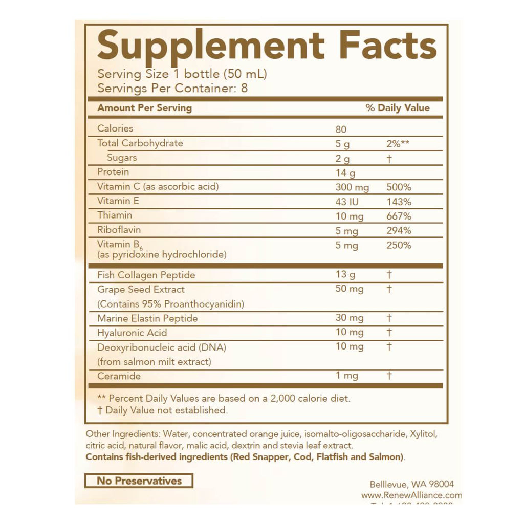 Taut Collagen Advanced Formula made without preservatives